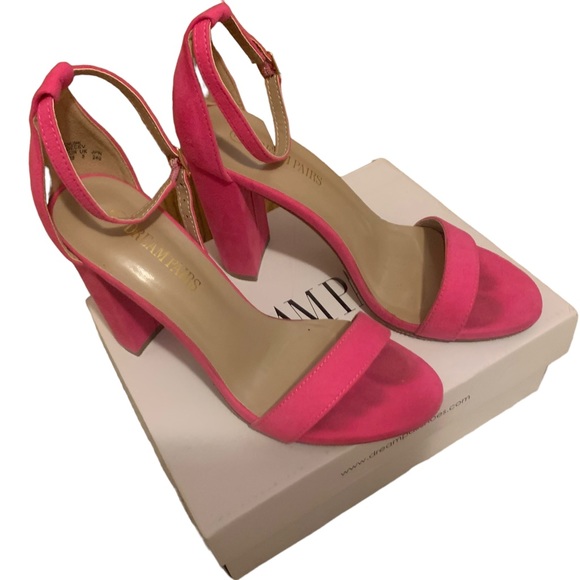 Women’s Size 7, 4 inch Chunky Dream Paris High Heels - Picture 2 of 8